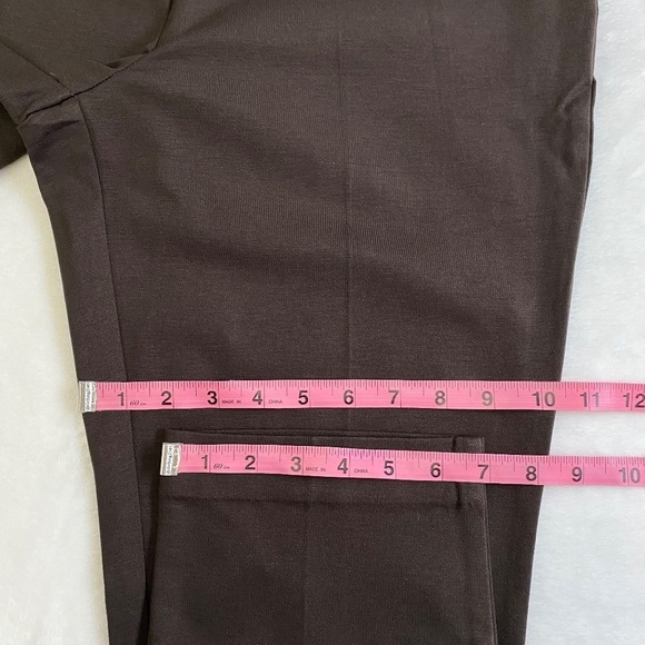 Banana Republic Ladies Ponte Pants, Straight Leg, Stretch, Brown, Size 12 NWT - Picture 11 of 16